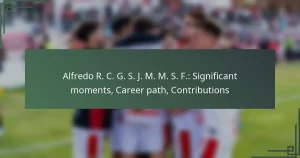 Alfredo R. C. G. S. J. M. M. S. F.: Significant moments, Career path, Contributions