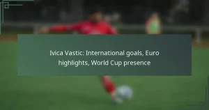 Ivica Vastic: International goals, Euro highlights, World Cup presence